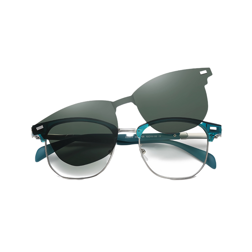 Nate - 2 in 1 Clip On Glasses