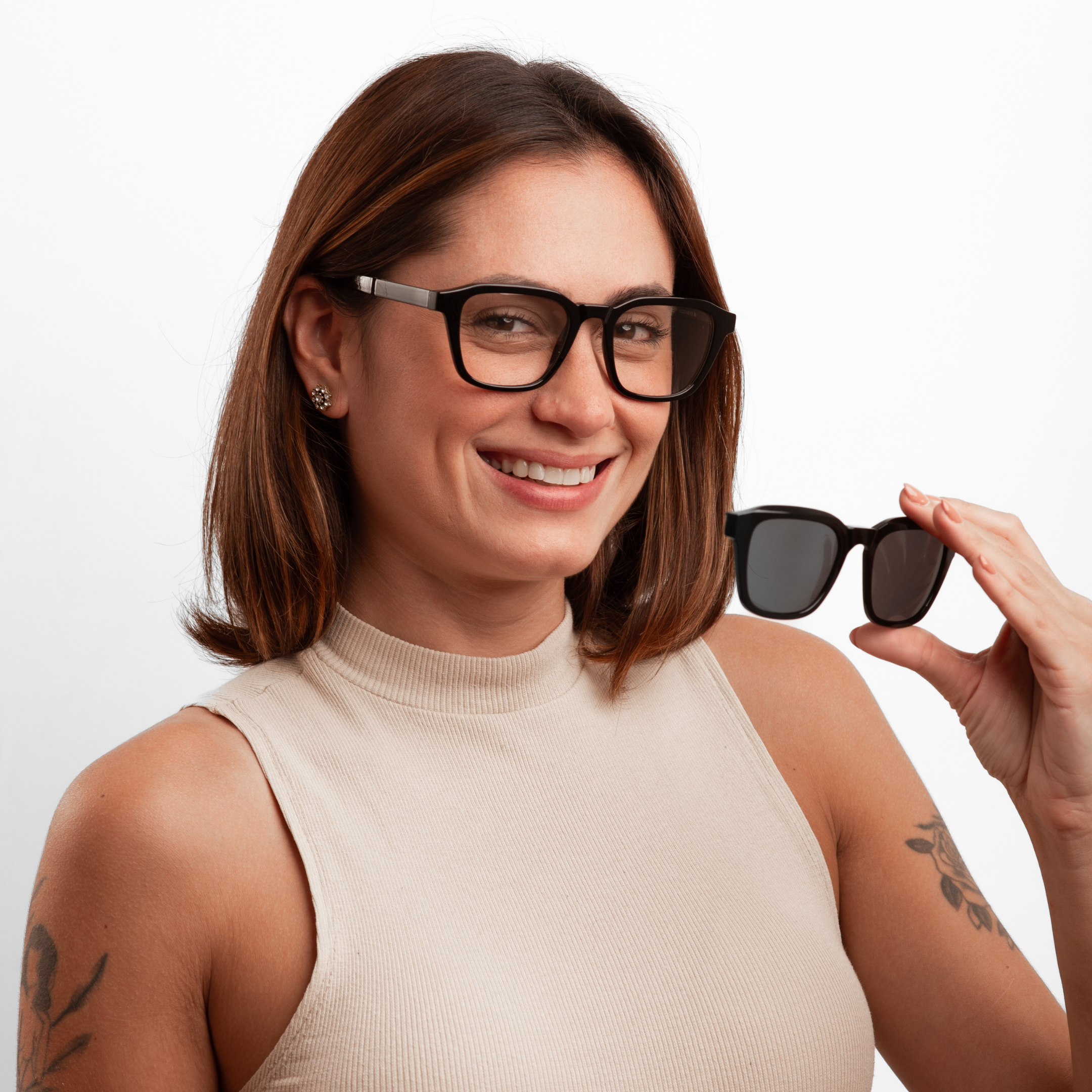 Soren - 2 in 1 Clip On Glasses